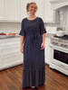 Polka Dot Navy Dress 