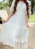 Summer Dreams White Ruffled Dress *FINAL SALE*