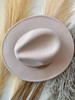 Melissa Boutique Felt Brim Hat *Beige*