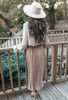 Annabeth Pleated Midi Skirt *Gold*