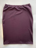 Klassy Girl Longer Length Pencil Skirt *Eggplant Ponte*