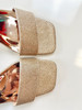 Ariana Gold Shimmer Heels Shoes FINAL SALE