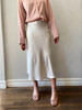 Satin Slip Skirt *ivory*