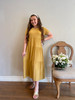 Hello Darling Tiered Tee Dress *Golden Rod*