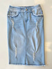 Jane Lightwash Denim Skirt