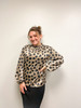 Cleo Satin Leopard Blouse
