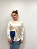 Whitley Satin Button Up Top *Vanilla*