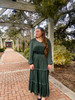 Under The Mistletoe Dress *Forest Green*
