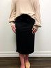 Ponte Pencil Skirt Black FINAL SALE