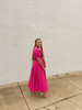 Kadie Circle Skirt Dress *Hot Pink*