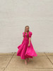 Kadie Circle Skirt Dress *Hot Pink*