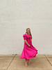 Kadie Circle Skirt Dress *Hot Pink*