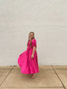 Kadie Circle Skirt Dress *Hot Pink*