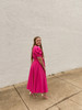 Kadie Circle Skirt Dress *Hot Pink*