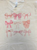 Pink Bows Tee *Cream*
