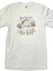 Kids And Chickens Tee - Oatmeal Fleck