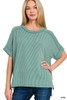 Ribbed Knit Top *Jade*