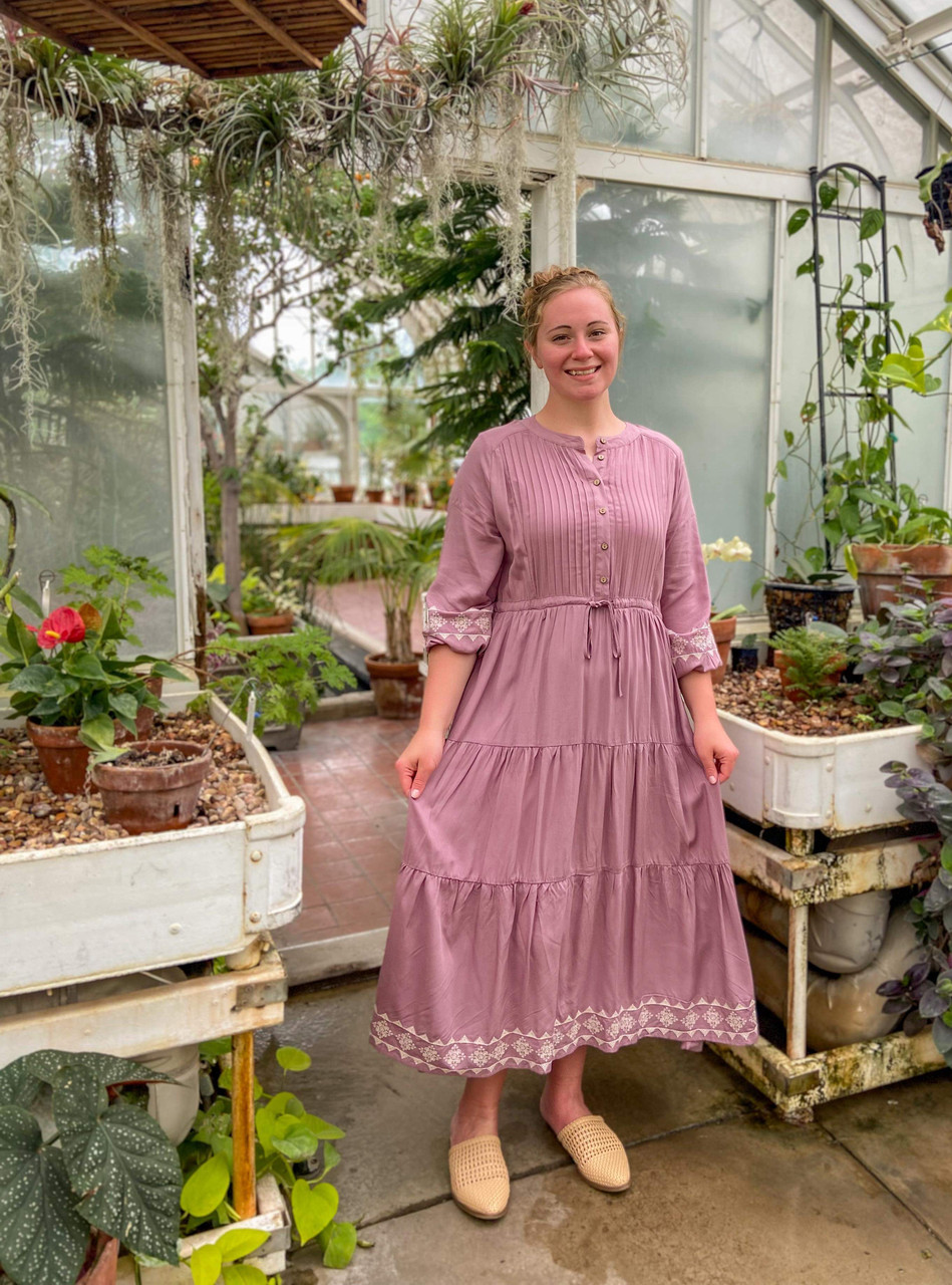 Lavender Modest Dresses