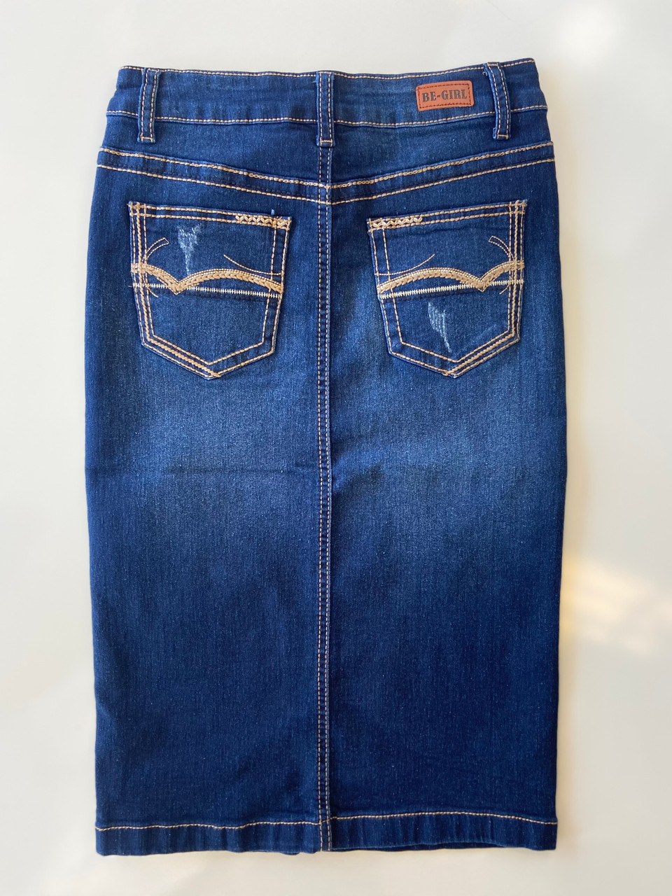 Kaci Denim Skirt *Dark Wash* The Klassy Girl Boutique