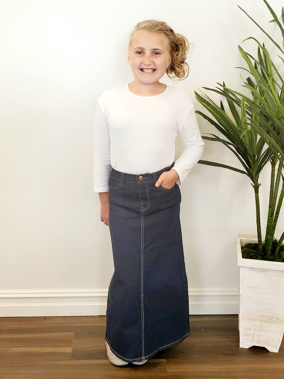 Long Modest Jean Skirts 2025 - Technical View