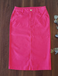 Colored Denim Skirt Pink  *Womens* FINAL SALE