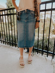  Ava Denim Skirt *Med Wash* Juniors