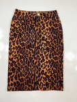 Colored Denim Skirt Animal Print  *Womens*