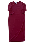 The Layering Dress *Cranberry* Final Sale