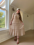 Falling For You Tiered Dress *Taupe*