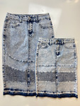 The Moto Denim Skirt *Light Acid Wash* FINAL SALE