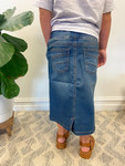 Avery *Kids* Modest Denim Skirt *Vintage Wash*