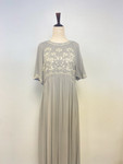 Gracie Embroidered Maxi Dress *Dusty Gray*