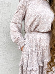 Paige Leopard Ruffle Dress
