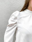 Laura Tie Blouse *White*