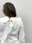 Laura Tie Blouse *White*