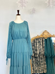 Jada Tiered Dress *Icy Blue* Final Sale