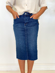 Judy Blue Straight Stretch Denim Skirt