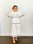 Carrington embroidered  Dress *White* Final Sale