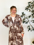 Penelope Floral dress *Taupe*