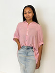  Valerie Oversize Top *Bright Pink*