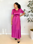 Seraphina Satin Dress *Magenta*