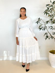 Juniper Elegant Dress *White*