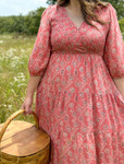 Rosemary Dress - Dusty Red FINAL SALE