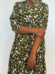 Summer Floral Dreams Dress (Olive) FINAL SALE