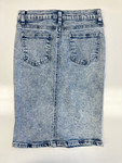 Kristie Girls Denim Skirt - Acid Wash