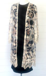 Animal Print Lace Kimono