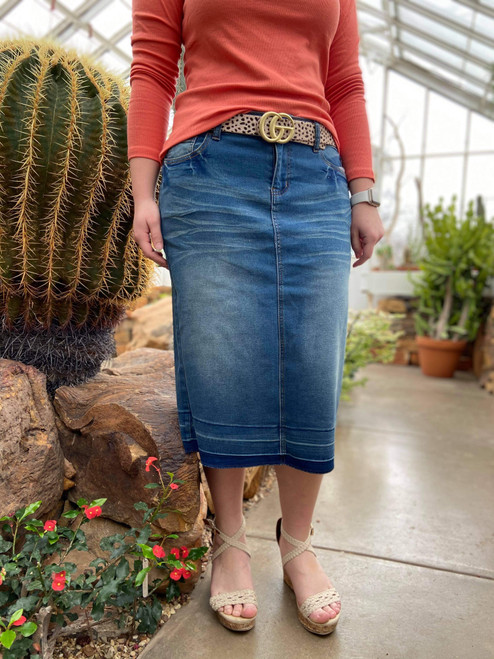 Hailey Denim Skirt *Vintage Wash*