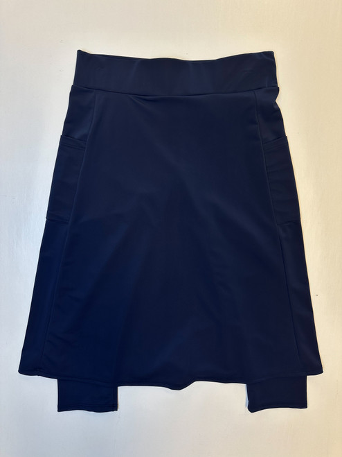 Athletic Skirt With Capri Length Leggings *Navy*