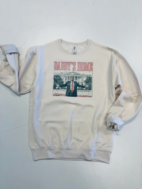 Daddy's Home Pink TRUMP Sweatshirt