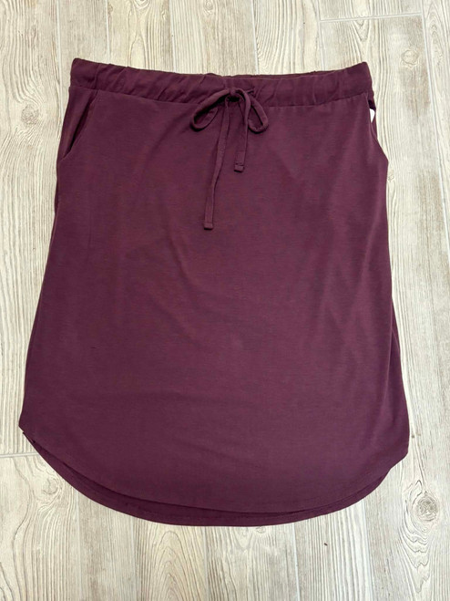 Drawstring Skirt *Plum*